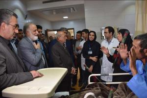 گزارش تصویری بازدید جمعی از اهالی سینما و خیرین سلامت از مرکز قلب شهید چمران