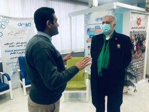 بازدید مدیرعامل مجمع از کلینیک دیابت پارسیان مشهد
